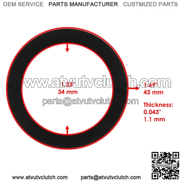 Primary Clutch One Way Bearing Kit For Polaris Sportsman 800 EFI 6X6 2009-2015 For: Polaris Sportsman 800 - Image 4