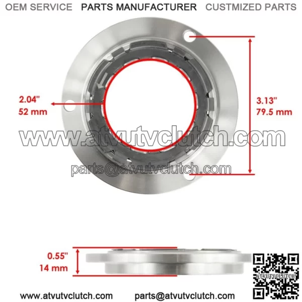 Sprag Starter Clutch One Way Bearing fits Polaris Ranger Crew 570 2017 2018-2021 For: Polaris Sportsman 570 - Image 2