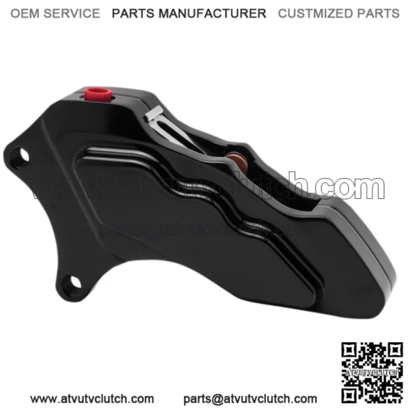 6 Piston Front Brake Caliper 13" Black Billet Aluminum Harley Big Twin XL 00-21 (For: Harley-Davidson)