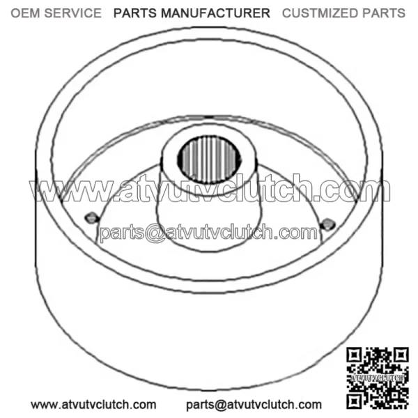 Brake Drum SBA328510081 Fits Ford New Holland Tractor 1300 1310 1500 1510 1 - Image 2