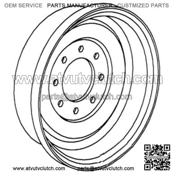 NCA1126A One New Brake Drum Fits Ford Tractors 600 700 800 900 601 701 801 901 - Image 2