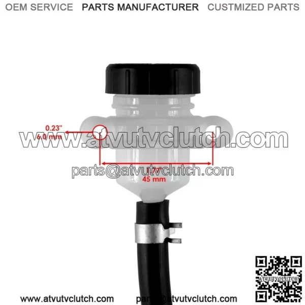 Rear Brake Master Cylinder Assy. NEW for Polaris 1912301 1911688 For: Polaris Sportsman 570 - Image 3