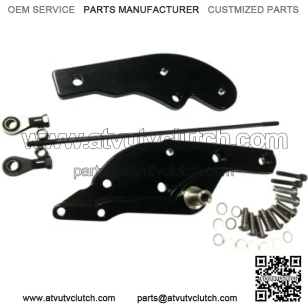 Drag Specialties Black Forward Control 3" Extension Kit Harley Softail 18+ M8 (For: Harley-Davidson)