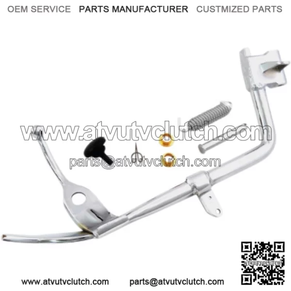 Chrome Replacement Complete Jiffy Kickstand Kit 2007-17 Harley Softail FXST FLST (For: Harley-Davidson)