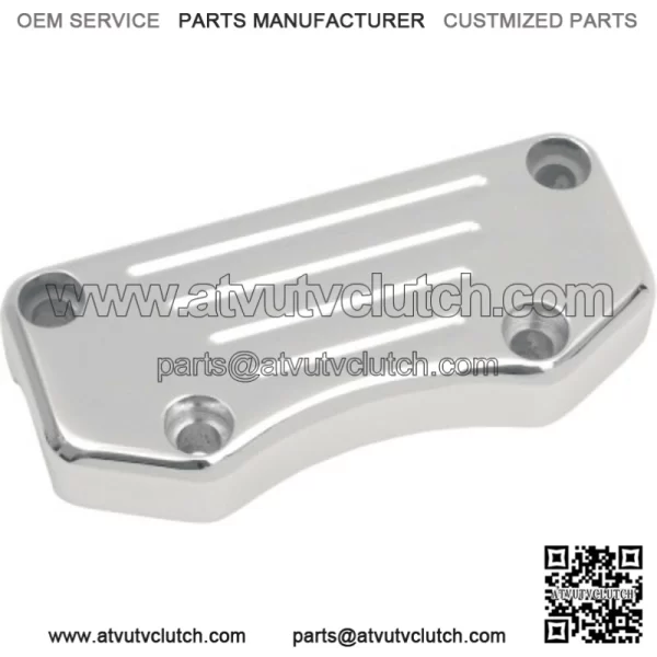 Drag Specialties Chrome Ball Milled Buffalo Handlebar Top Clamp Harley Custom (For: Harley-Davidson)