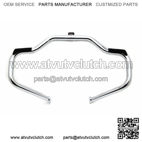 Chrome Mustache Bar Engine Front Crash Guard 1997-2008 Harley Touring Multi Fit (For: Harley-Davidson)