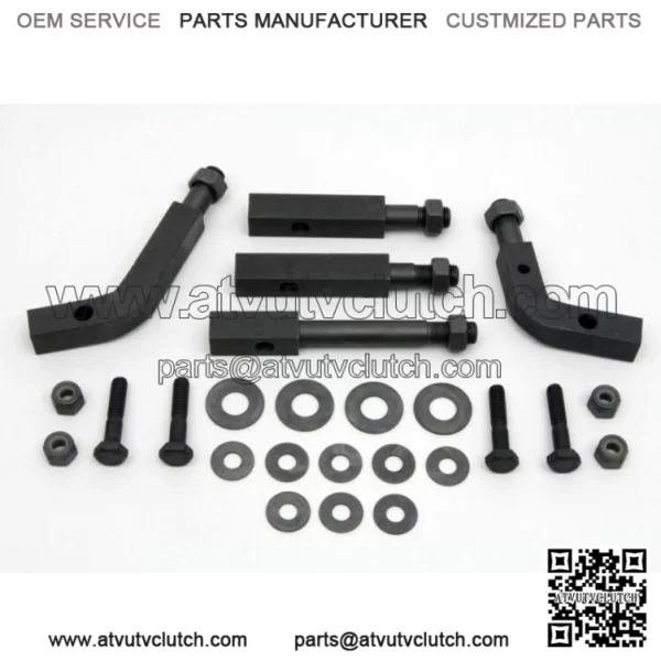 Replica Footboard Mount Bracket Kit Parkerized Harley EL FL Knucklehead Panhead (For: Harley-Davidson)