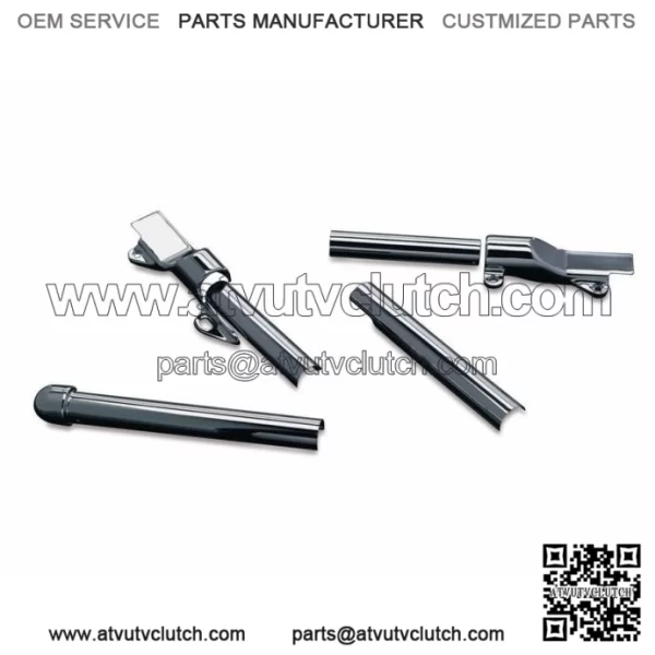 Kuryakyn Chrome Rear Softail Swingarm Covers Accents Trim Harley Heritage 2007 (For: Harley-Davidson)