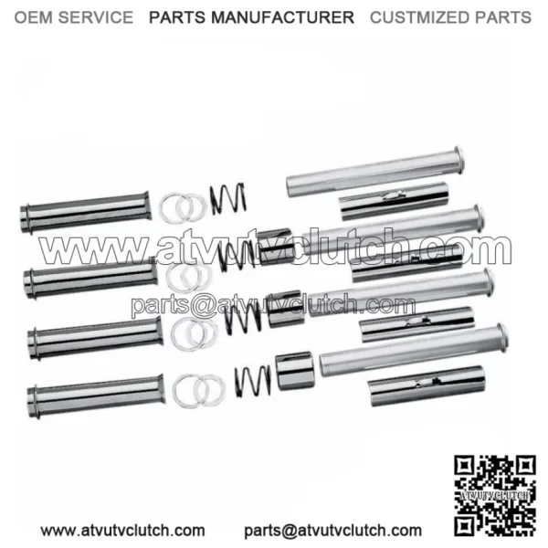 Drag Specialties Chrome Pushrod Tubes Covers Harley Late 1979-1984 Shovelhead (For: Harley-Davidson)
