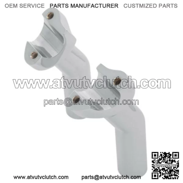 Drag Specialties Chrome Pullback 4 1/2" Handlebar Risers Harley Dyna Softail XL (For: Harley-Davidson)