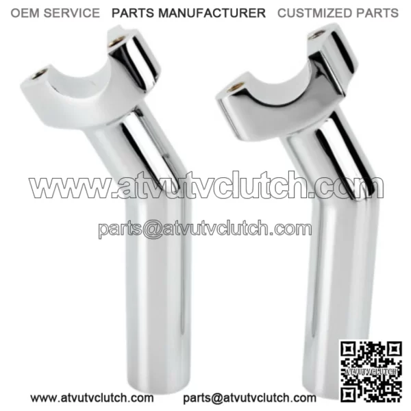 Drag Specialties Chrome Pullback 5 1/2" Handlebar Risers Harley Dyna Softail XL (For: Harley-Davidson)