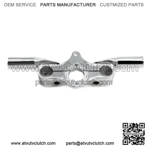 Chrome Offset Springer Fork Top Triple Tree Ears 46-48 Harley Knucklehead UL FL (For: Harley-Davidson)