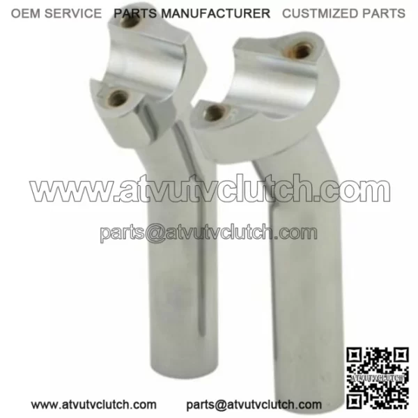Hard Drive Chrome 5.5" Pullback Forged Risers Harley Sportster Super Glide Drag (For: Harley-Davidson)