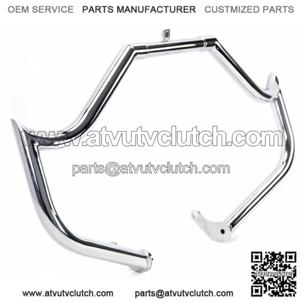 Bad Dad 975 Chrome Pointed Engine Crash Guard Bar Harley Softail FLST FLS 00-17 (For: Harley-Davidson)