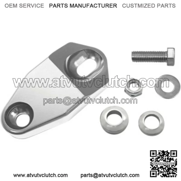 Memphis Shades Polished Headlight Extension Hardware Harley Dyna FXD FXDL 91-05 (For: Harley-Davidson)