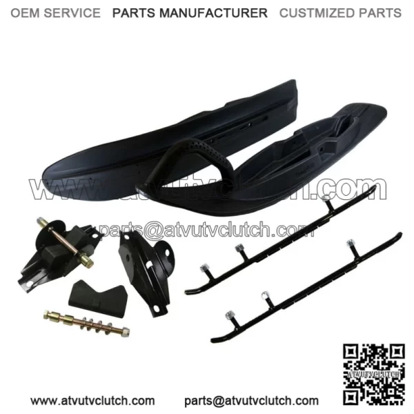 EXO-S All-Terrain Skis Mount Kit & 6" Carbides for Polaris for many 2005-2017 IQ