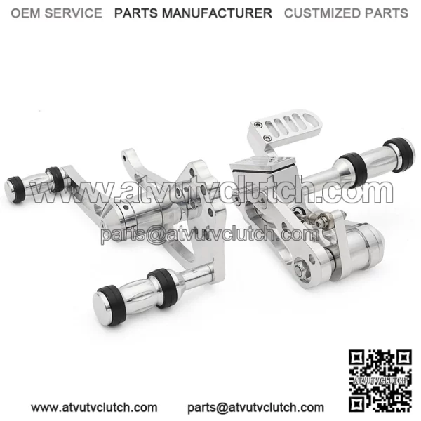 For Harley Davidson Softail 84-99 Polished Billet Aluminum Motorcycle Forward Controls - Image 2