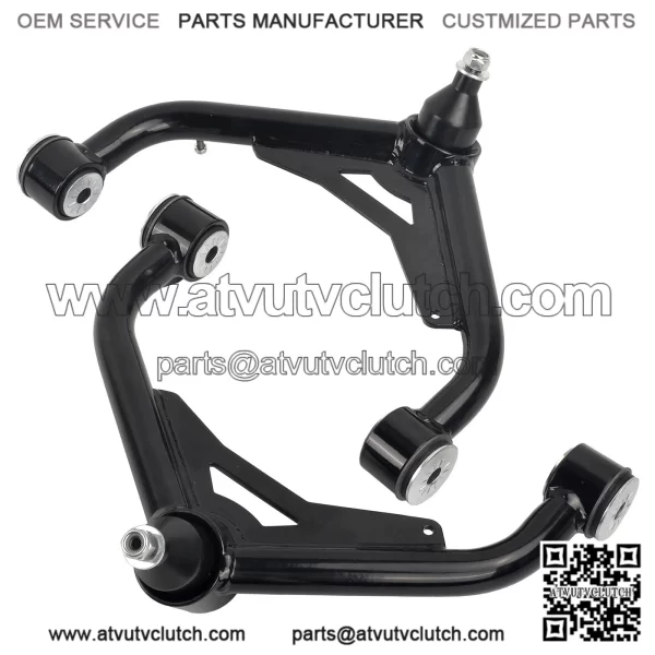 Front Upper Control Arms 2-4?? for 2000-2010 Chevy GMC 2500 3500 HD Black