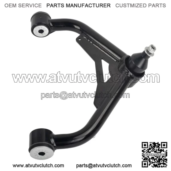 Front Upper Control Arms 2-4?? for 2000-2010 Chevy GMC 2500 3500 HD Black - Image 3
