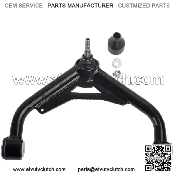 Front Upper Control Arms 2-4?? for 2000-2010 Chevy GMC 2500 3500 HD Black - Image 4