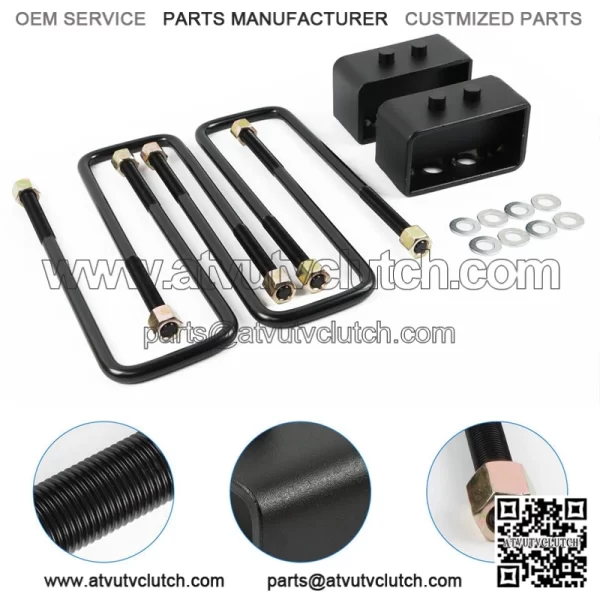 2pcs 3" Rear Leveling Lift Kit Fits For 2004-2020 Ford F150 F-150 2WD 4WD Black