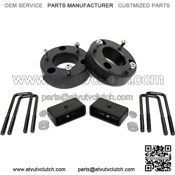 3 in Front and 1 in Rear Leveling lift kit that is compatible with 2007-2019 Chevy Silverado Sierra GMC