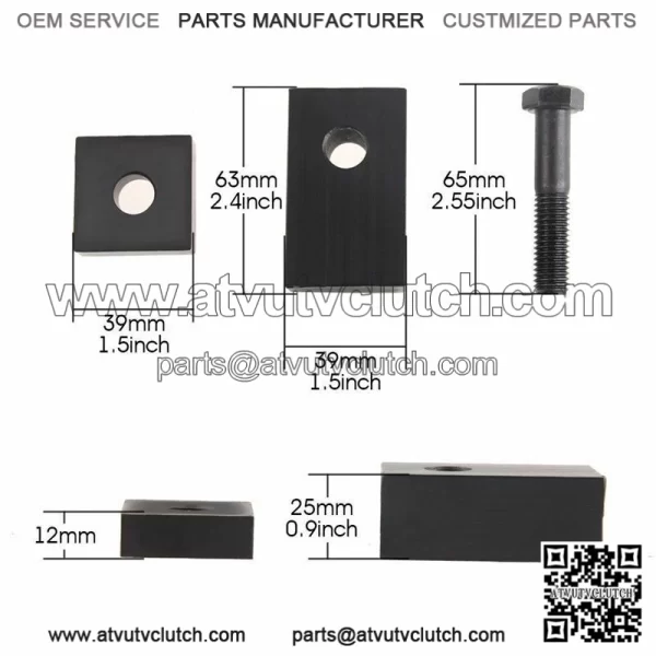 Rear Seat Recline Kit w/ Bolts & Washers for 2007-2018 Jeep Wrangler JK 4Door - Image 3
