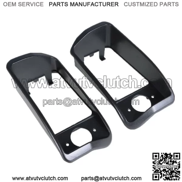 For Club Car Golf Cart DS Black Headlight Bezels Driver 1016880 1016879 1993+