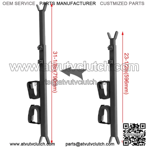 For John Deere Gator Polaris Ranger Kawasaki Mule UTV OVERHEAD GUN RACK CARRIER For: More than one vehicle - Image 3