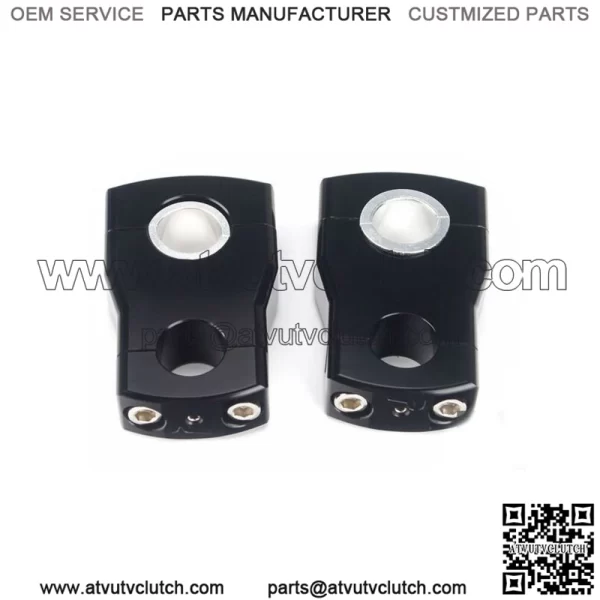 Pivoting Handlebar Risers 2 Inch Rise 7/8" 1 1/8" Bar For Polaris RZR Arctic Cat Fits: Yamaha - Image 4