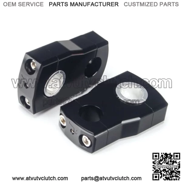 Pair Handlebar Riser 7/8" Bar Pivoting Risers For Polaris RZR XP1000 Arctic Cat Fits: Yamaha - Image 2