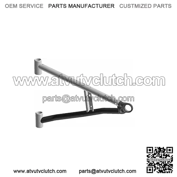 Polaris Ranger Control Arm, Front, Lower, Left Side, Matte Black,  OEM Part 1024247-458, Qty 1