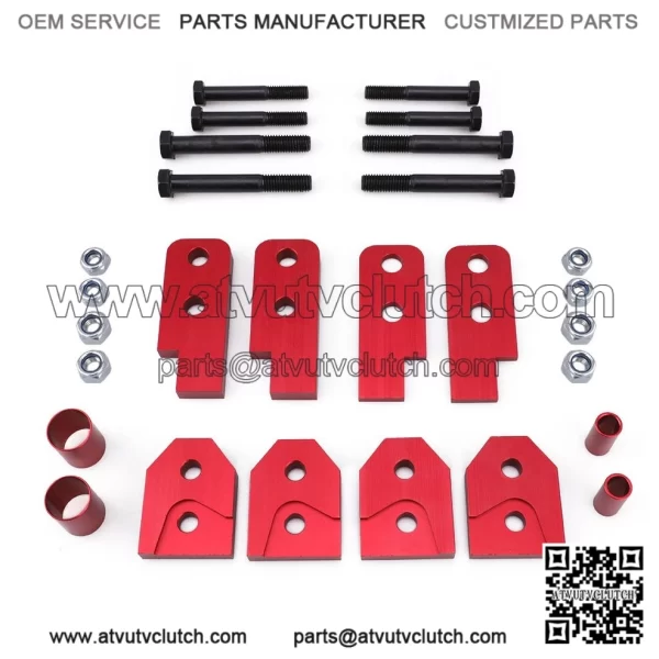 04-09 Yamaha Rhino lift kit #red