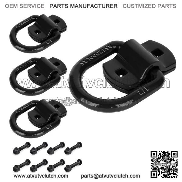 Heavy duty bolt-on forged D-rings