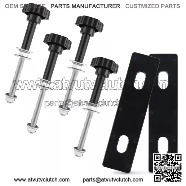 Mud escape plate mounting bracket 1# (110mm) black