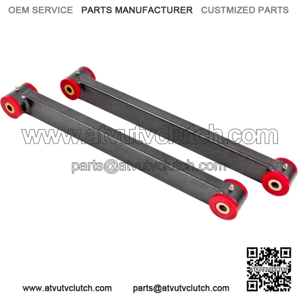Lower control arms, boxed, non-adj, poly bushings