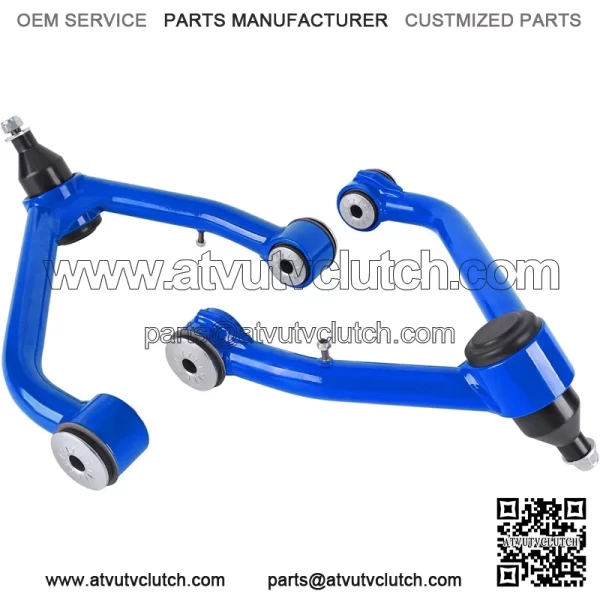 Front Upper Control Arms for 2014-2018 Silverado Sierra 1500 2 PCS 2-4" Lift Blue Tubular Front Suspension Control Arm Compatible with 2014-2020 Tahoe
