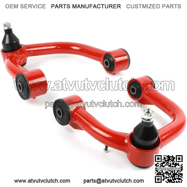 Front Upper Control Arms fit for 2003-2022 4Runner, 2007-2014 FJ Cruiser, 2-4" Suspension Adjustable Control Arms with ball joint fit for 2003-2009 GX470, 2010-2016 GX460 (Pair, Red)