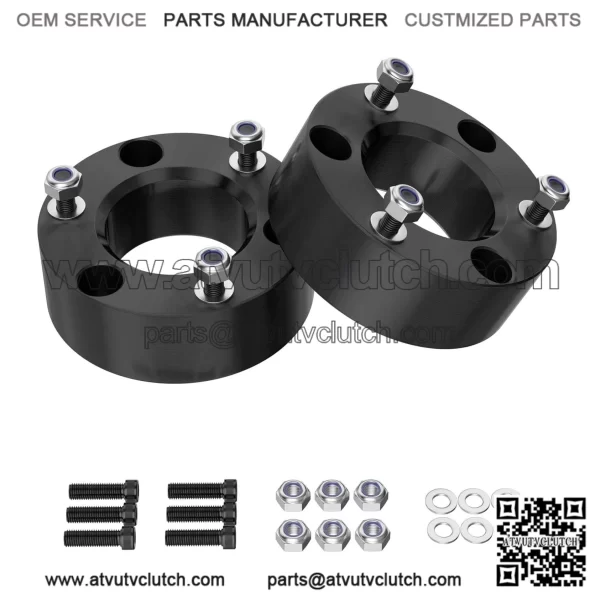3" Front Leveling Lift Kit Compatible with 2007-2024 Silverado/Sierra 1500, Leveling Lift Kit for 2007-2024 Silverado/Sierra 1500 Forged Front Strut Spacers Raise the Front of your Car by 3"