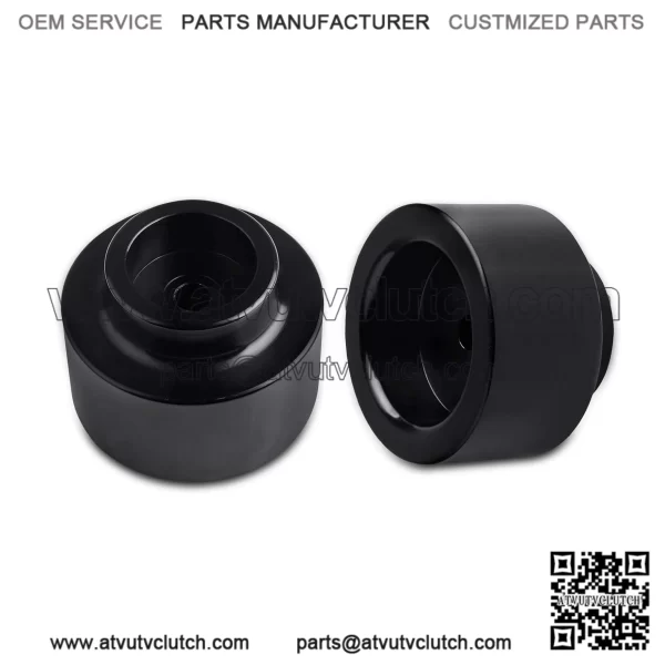 Rear Lift 2 inch Leveling Kit for Chevrolet Avalanche 1500 2001-2018,Tahoe, for Suburban 1500 2" Rear Lift Aircraft Billet Coil Spring Spacers 2WD 4WD Black - Image 2