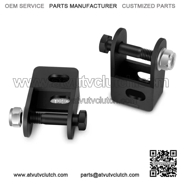 Front Shock Extenders for 8 Lug Heavy Duty Trucks, 1"-3" Shock Extension Kit for 2011-2023 Chevy Silverado 2500HD 3500HD 2011-2023 GMC Sierra 2500HD 3500HD, Shock Extension Brackets Mount