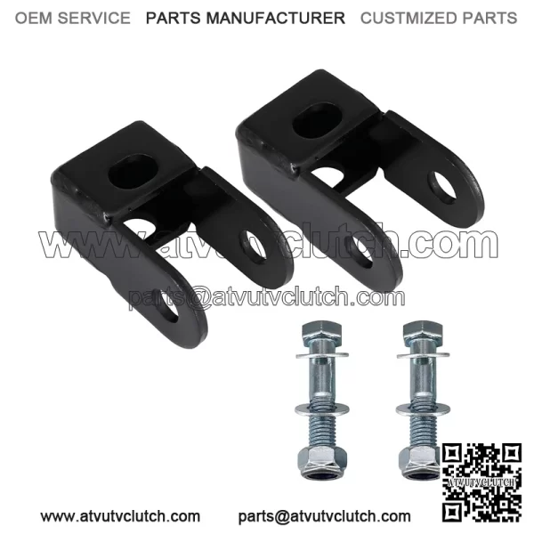 Front Steel Shock Extenders for 2005-2020 Ford F-250 F-350 Superduty 4WD Super Duty 46763,For 2-4" Lift