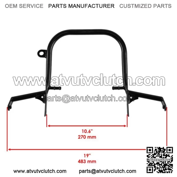 Rear Carrier Grab Bar For Yamaha Raptor 700 YFM700 SE 2008-2012 1S3-2845R-31-00 (For: Yamaha Raptor 700) - Image 2