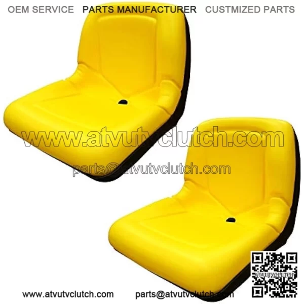 TRAC SEATS (2 Seats) Yellow Seat for John Deere Gator CS TS TX 4X2-15" Backrest - AM133476