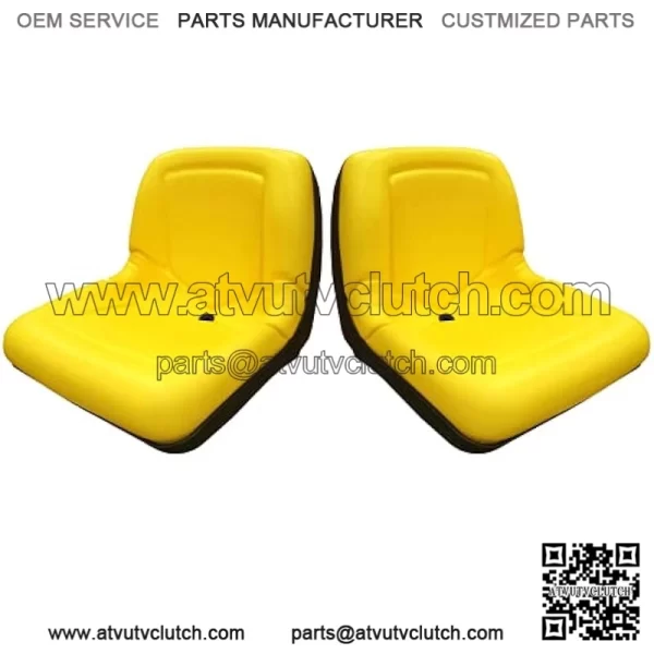 TRAC SEATS (2 Seats) Yellow Seat for John Deere Gator CS TS TX 4X2-15" Backrest - AM133476 - Image 2