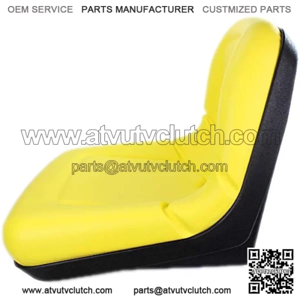 E-AM133476 Yellow 15" High Seat for John Deere 4X2, CS & TS 4X2 Gators+ - Image 2