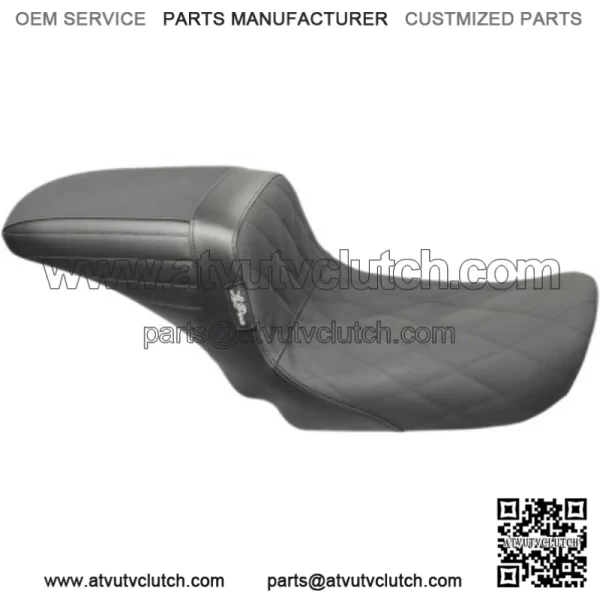 Le Pera Daddy Long Legs Kickflip 2 Up Diamond Gripp Tape Seat Harley Dyna 06+ FX (For: Harley-Davidson)