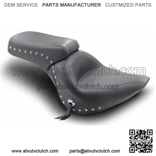 Mustang One-Piece Studded Original Seat Chrome Studded Harley Softail 200 Tire (For: Harley-Davidson)