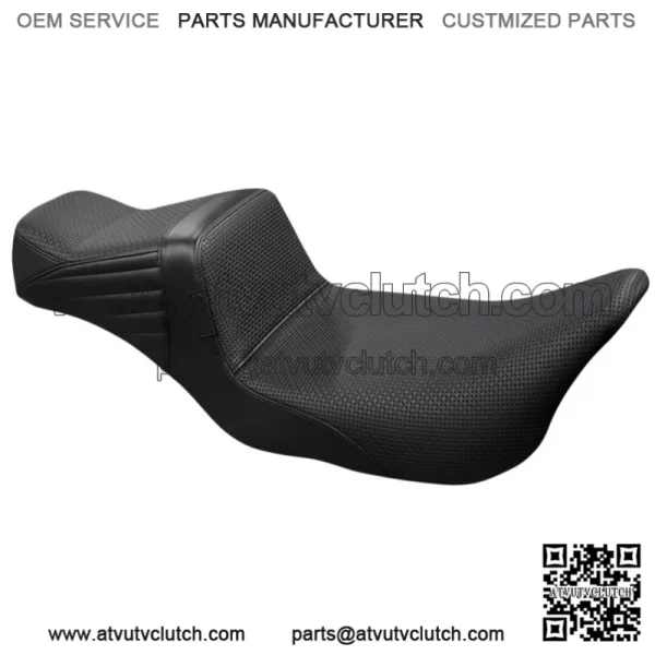 Le Pera Black Tailwhip Daddy Long Legs 2 Up Basket Weave Seat Harley Touring 08+ (For: Harley-Davidson)
