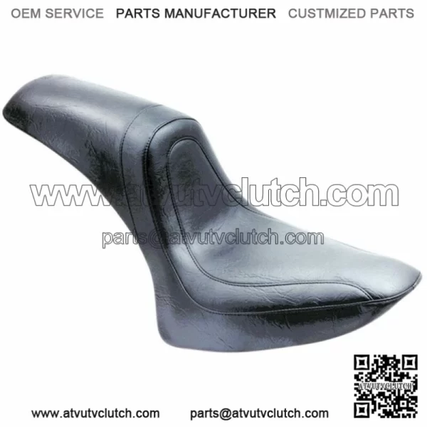 Mustang Fastback 1 One-Piece Low Profile Seat 1984-1999 Harley Evolution Softail (For: Harley-Davidson)